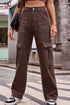 'Novalie' High Waist Cargo Pants - Celes Fashion